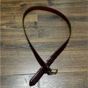 Coach men’s dark brown leather belt size 42